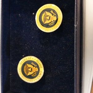 Presidential Retreat Camp David  Cuff Links {SKU 633}